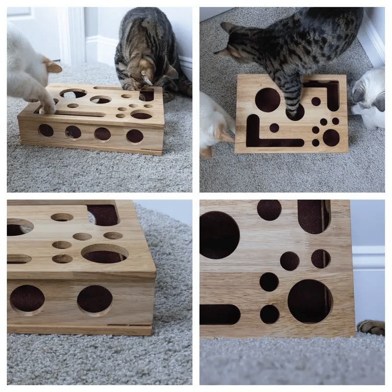 🎁😻✨Kratzpuzzle-Spielbox für Katzen: Stressfreie Alternative zu Nagelknipsern und Nagelschleifern
