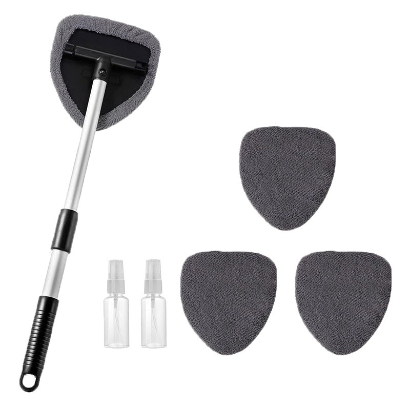 🔥🚗Microfiber cleaning tool for car windshields with extendable handle