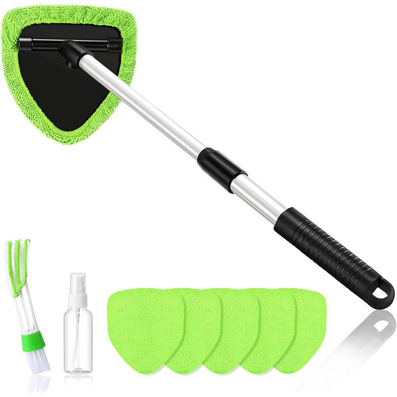 🔥🚗Microfiber cleaning tool for car windshields with extendable handle