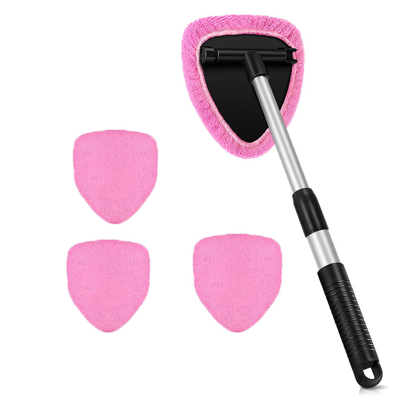 🔥🚗Microfiber cleaning tool for car windshields with extendable handle