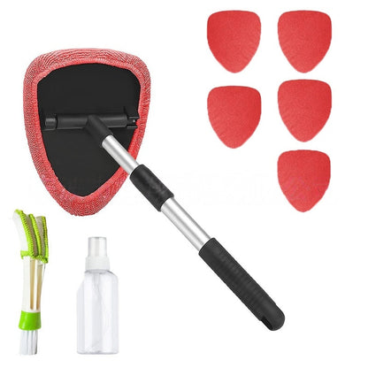 🔥🚗Microfiber cleaning tool for car windshields with extendable handle