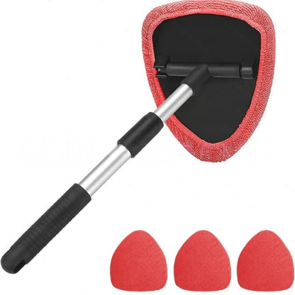 🔥🚗Microfiber cleaning tool for car windshields with extendable handle