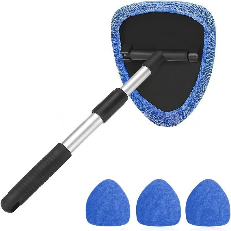 🔥🚗Microfiber cleaning tool for car windshields with extendable handle
