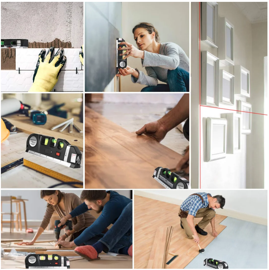 4-in-1 Multifunctional Laser Measurement Device for Accurate Measurements and Easy Alignment